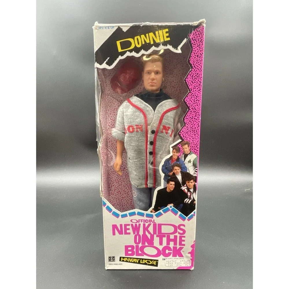 Vintage 1990 New Kids On The Block Hangin Loose Dolls Lot 4 Boxed NKOTB